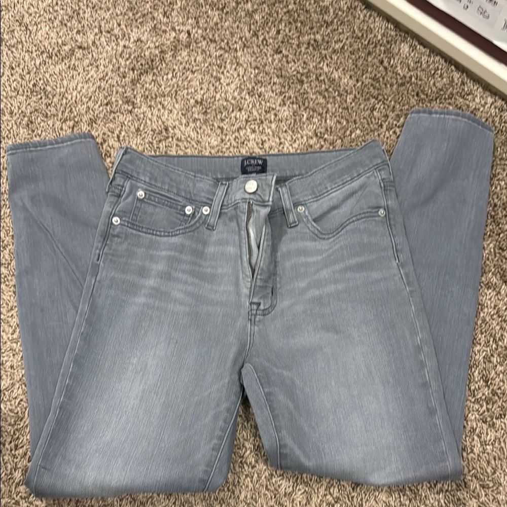 J. Crew Gray Skinny Jeans for Everyday Wear